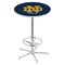 Holland Bar Stool Co 42" Chrome Notre Dame (ND) Pub Table, 36" dia. Top L216C4236ND-ND - alternate 1